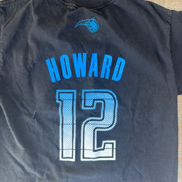 Adidas Orlando Magic Dwight Howard 12 NBA Jersey T-Shirt Kids Size S 8 Black - Picture 4 of 4